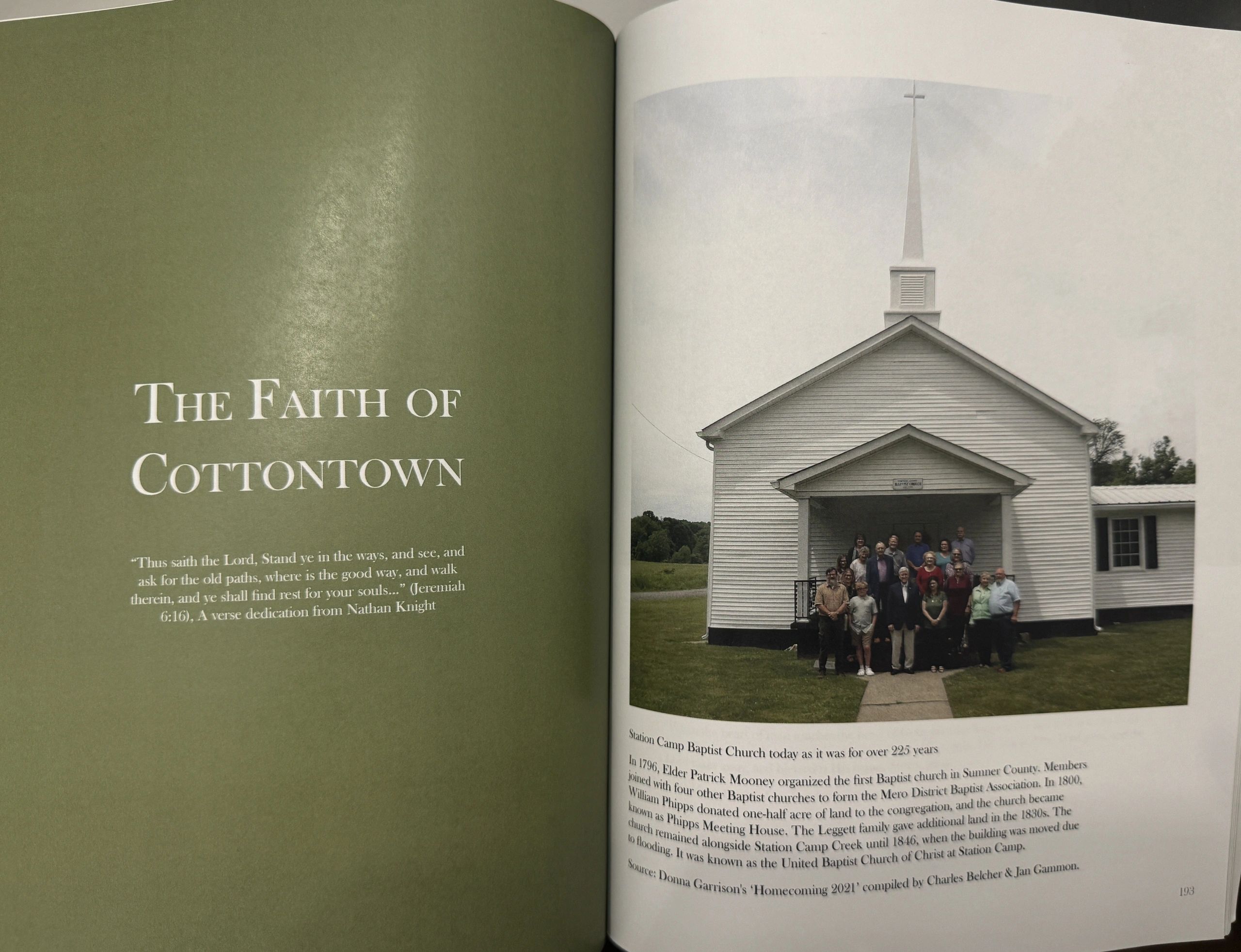 The Faith of Cottontown — church chapter spread